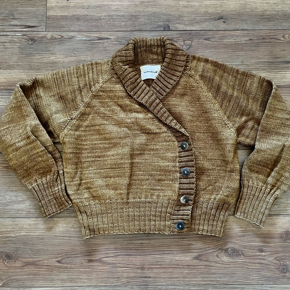 Bronze saltwater cardigan by misha & puff